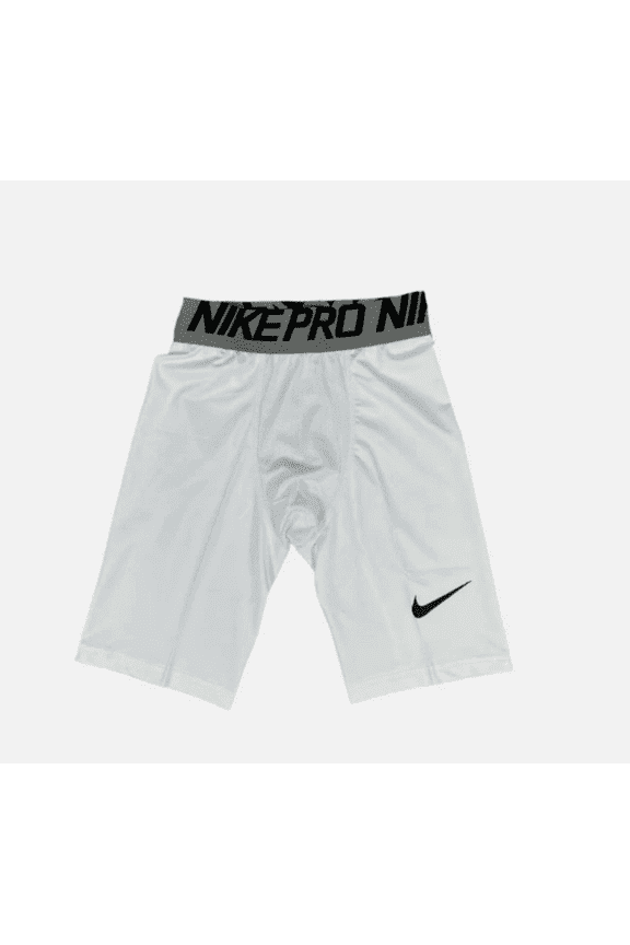 PRO Men's Dri-Fit Compression Shorts Gym Running - White / Medium