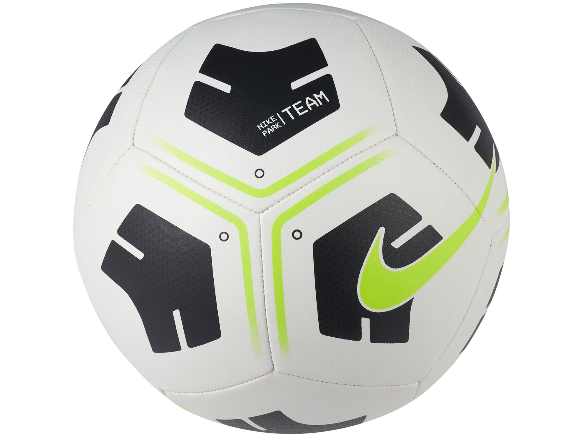 Nike Park Soccer Ball-White/Black/Volt-Size 5