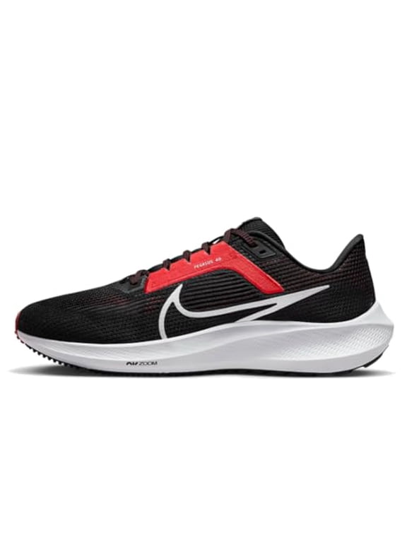 Pegasus 40 Men's Road Running Shoes (DV3853-003,Black/White-LT Crimson) Size 11.5