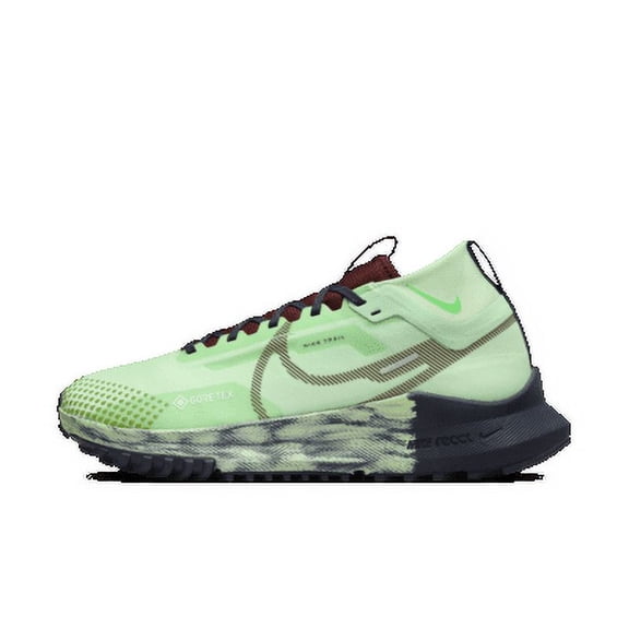 Nike Pegasus Trail 4 GORE-TEX Women's Waterproof Trail Running Shoes Color: Vapor Green/Thunder Blue/Light Armory Blue/Dark Team Red Size: 7.5