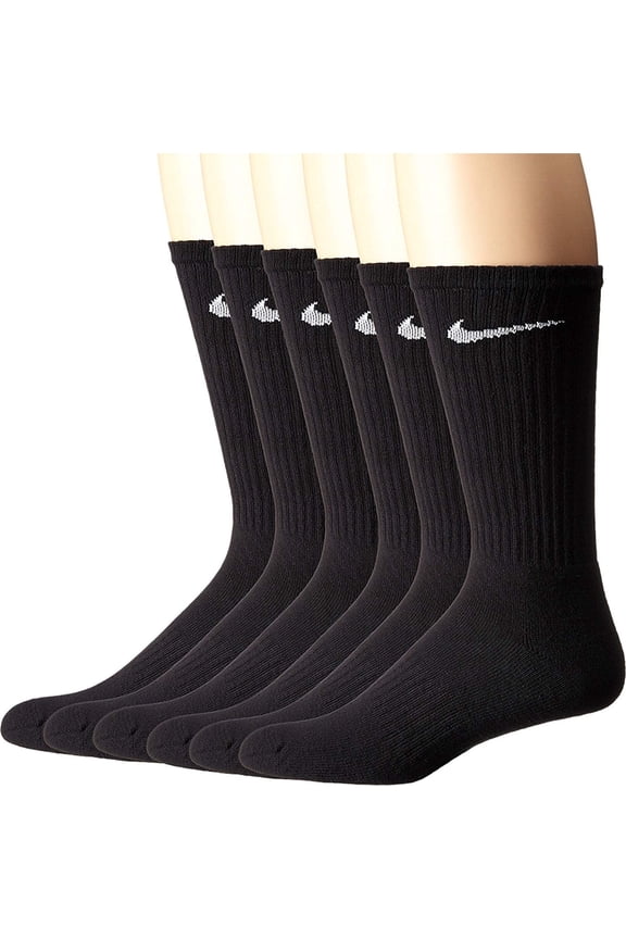 Performance Cushion Crew Socks with Band (6 Pairs)