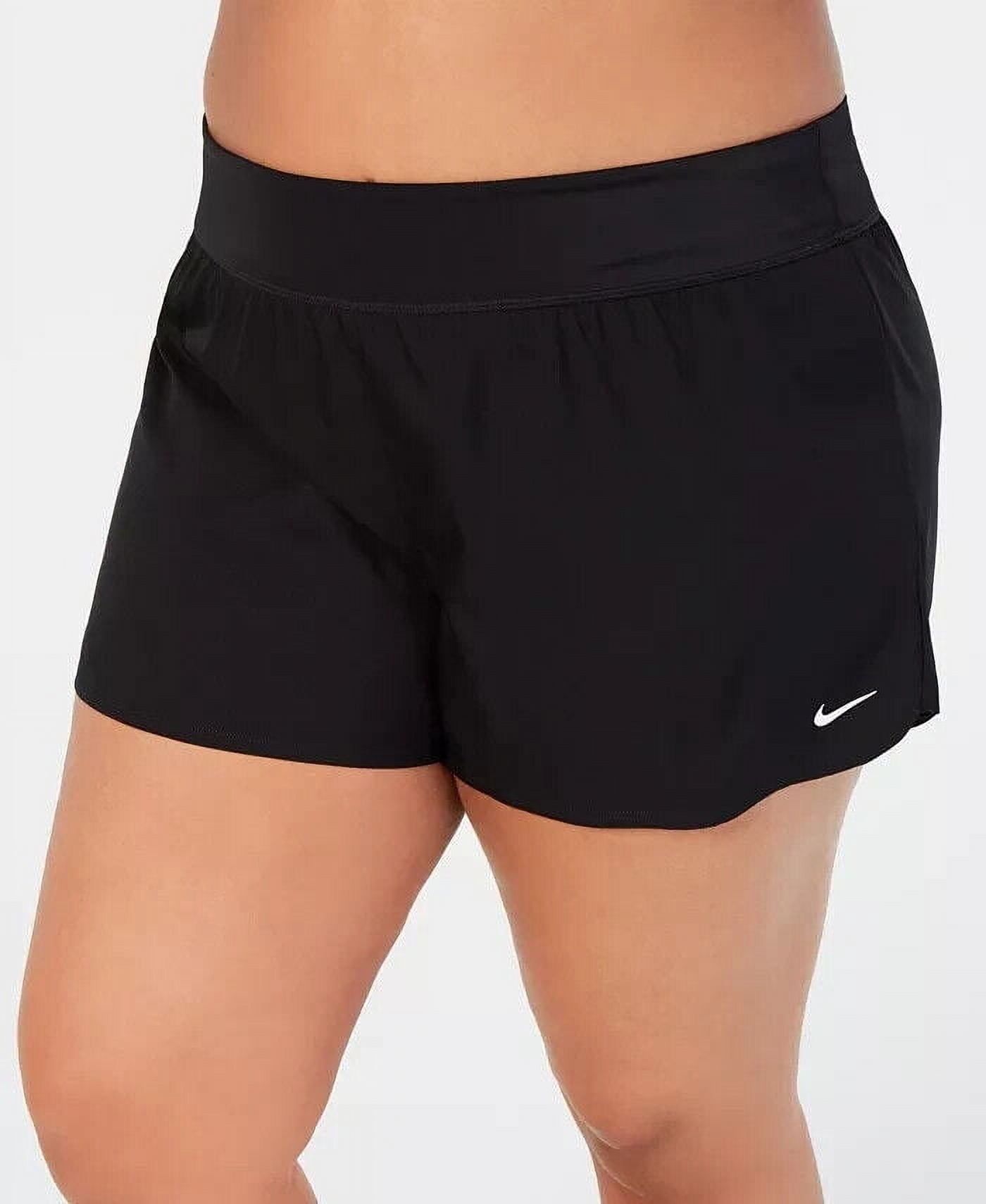 Nike Women's Plus Active Board Shorts Swim Cover-Up (2X, Black)