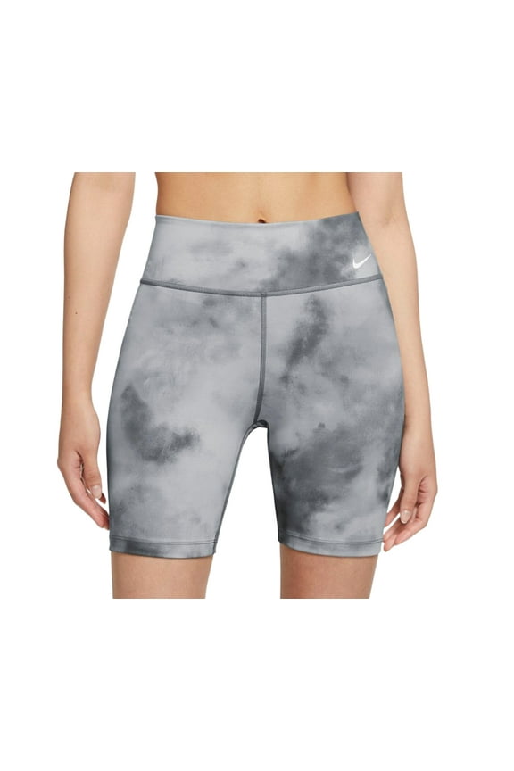 Plus Icn Cl Biker Womens Active Shorts Size 1, Color: Grey/Clouds