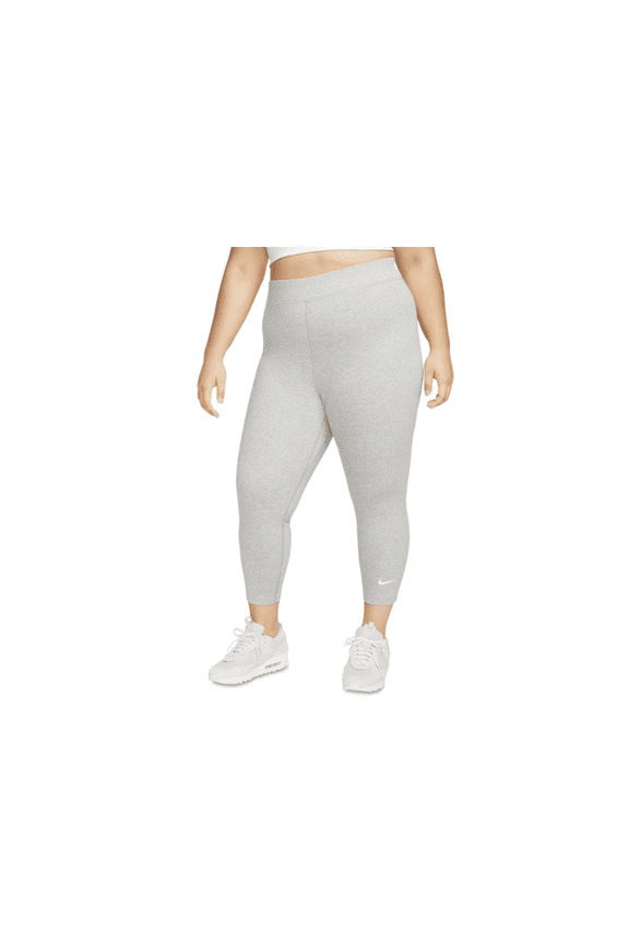 Plus Size Sportswear Classics High-Waisted 7/8 Leggings - Dark Grey Heather