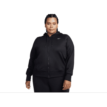 Nike Plus Size Therma-fit One Full-Zip Hoodie - Black