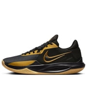 Nike Precision VI Basketball Shoes in Black/Gold | Men Mid-Top - 10.5