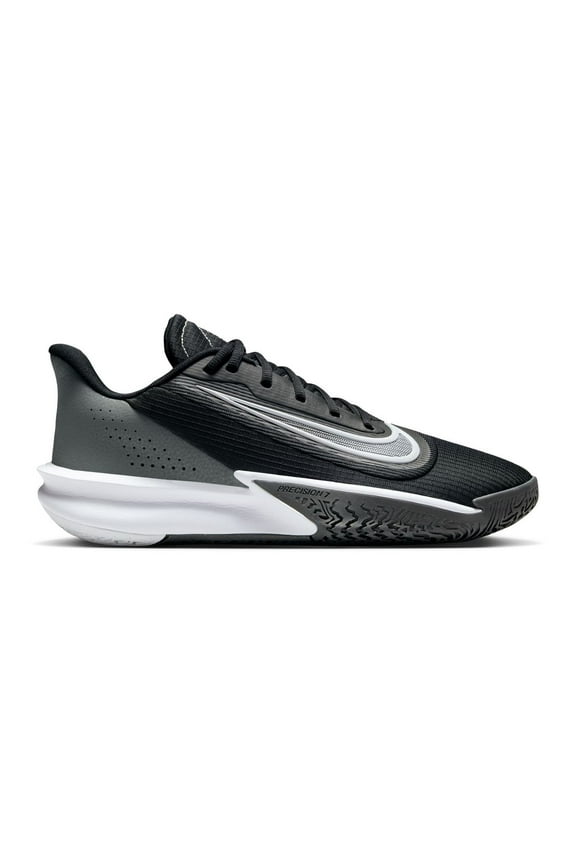 Precision VII Men's Basketball Shoes Color: Black White Iron Gray Size: 13