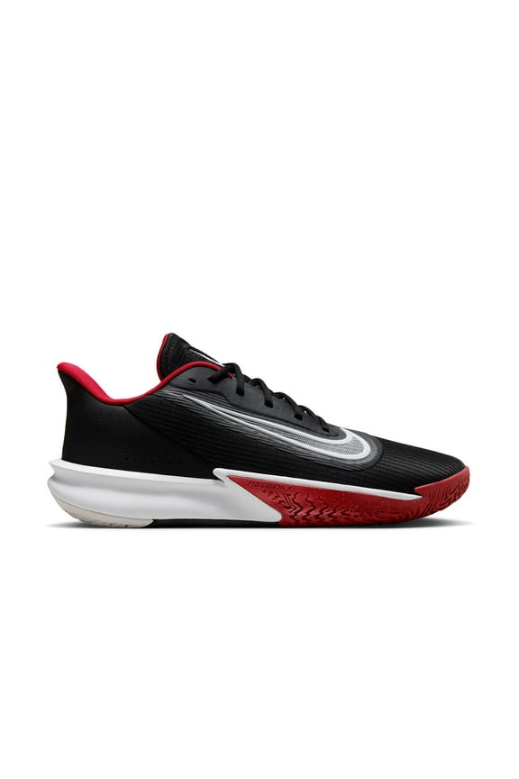 Precision VII Men's Basketball Shoes Color: Black White Red Size: 13