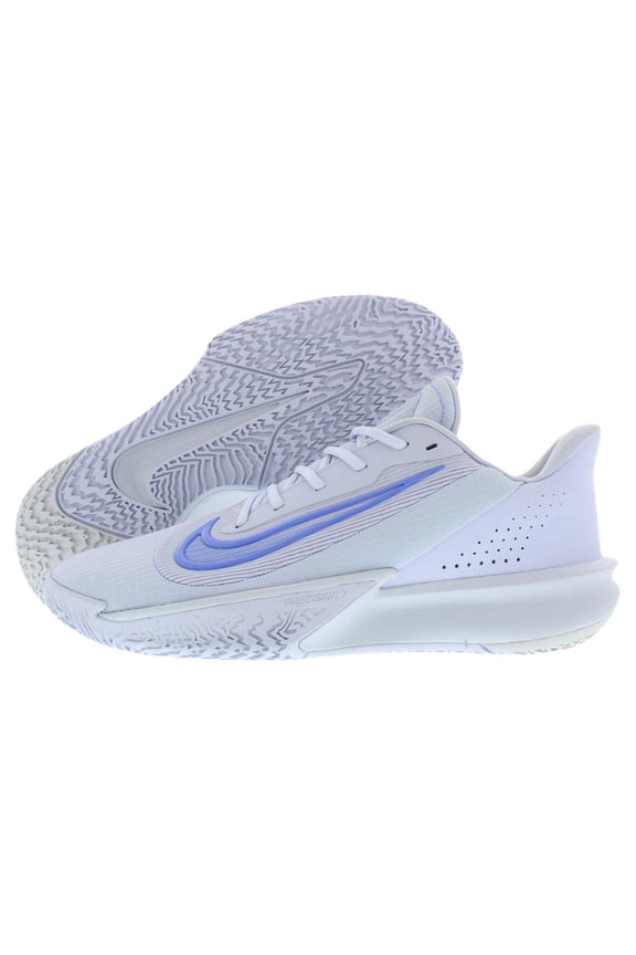 Precision VII Unisex Shoes Size 14, Color: Football Grey/Royal Pulse