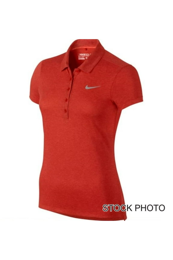 Precision Women's Heather Polo Shirt, Light Crimson, Large