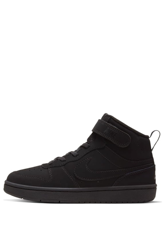 Preschool Court Borough Mid 2 Sneaker Triple Black CW5868-001 Size 12.5 US