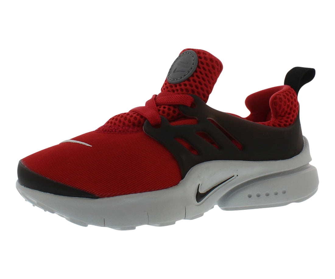 Nike Presto Ac Unisex Kids Casual Dress Shoes,Red/Black