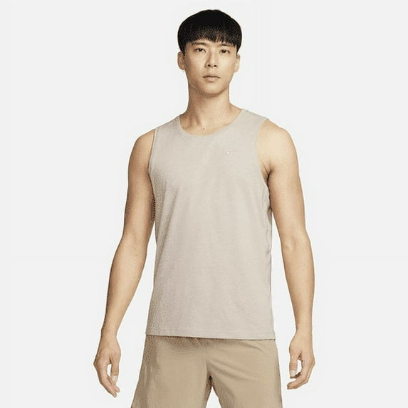 Nike Primary Men's Dri-FIT Versatile Tank Color: Khaki/Heather/Khaki Size: XL