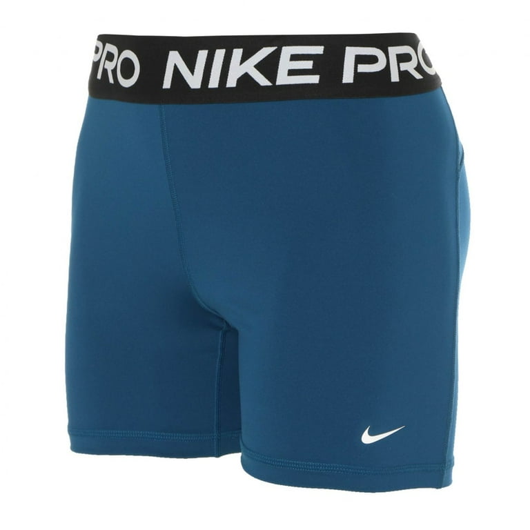 Nike Pro 365 Women's Training Shorts Blue Black CZ9831-460 Sz