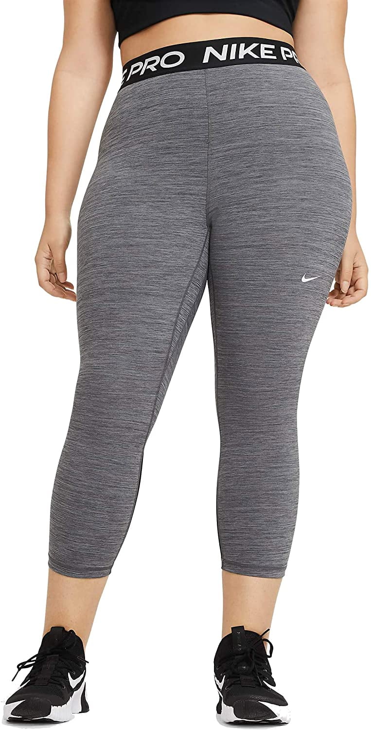 Nike Pro 365 Womens Cropped Leggings Plus Size DC5393-010 Size 2X