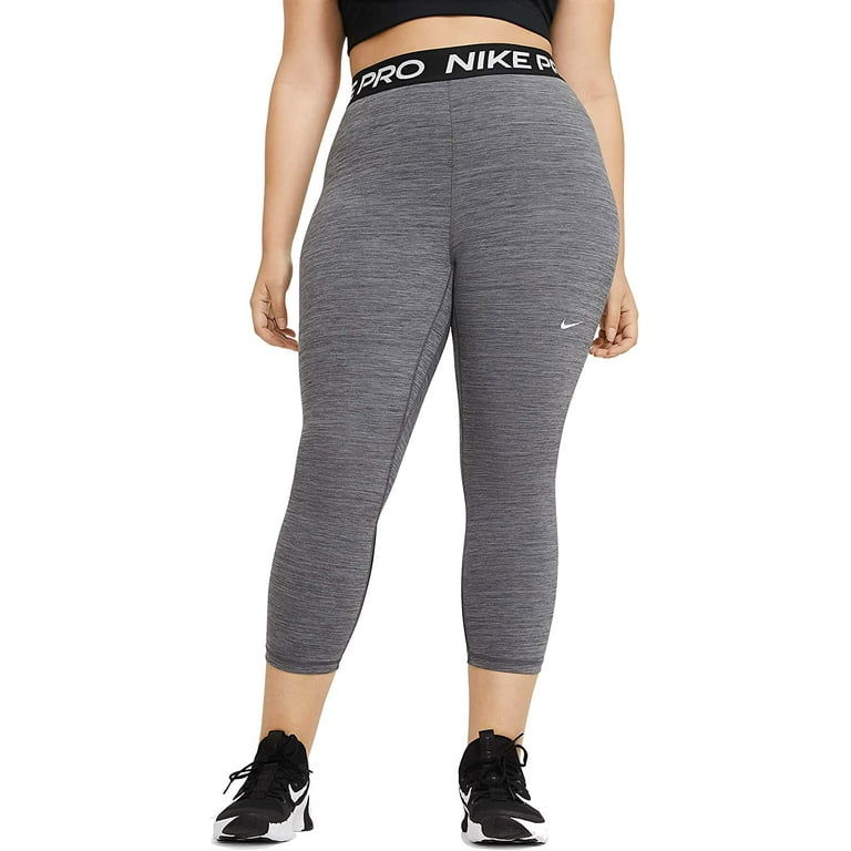 Nike Pro 365 Womens Cropped Leggings Plus Size DC5393-010 Size 2X