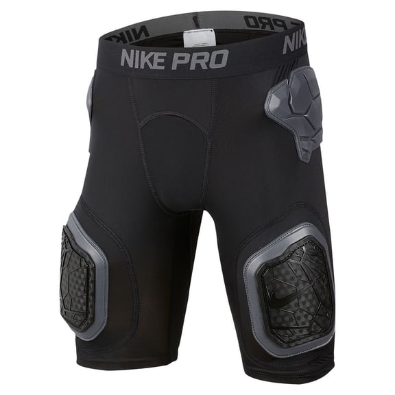 Nike Pro Boy's HyperStrong Football Padded Shorts Black M