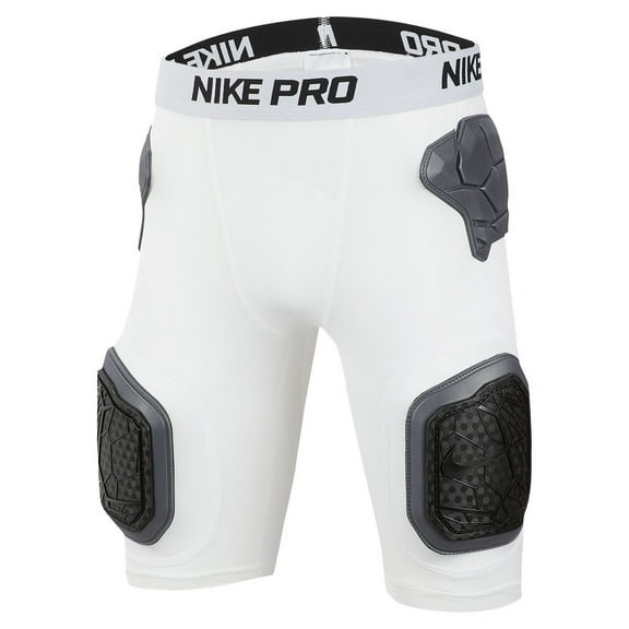 Nike Pro Boy's HyperStrong Football Padded Shorts White XL