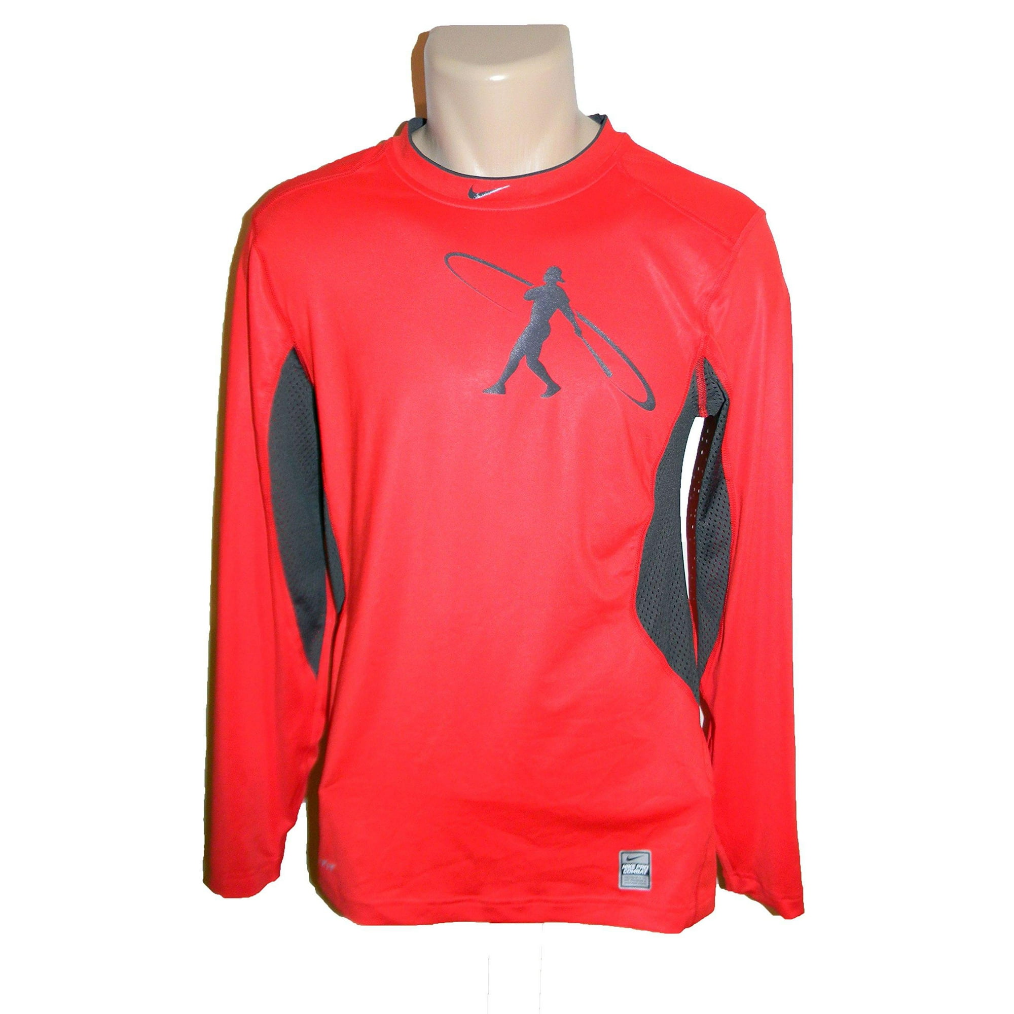 foretrækkes Bil universitetsstuderende Nike Pro Combat Elite Compression Baseball Shirt Red - Walmart.com