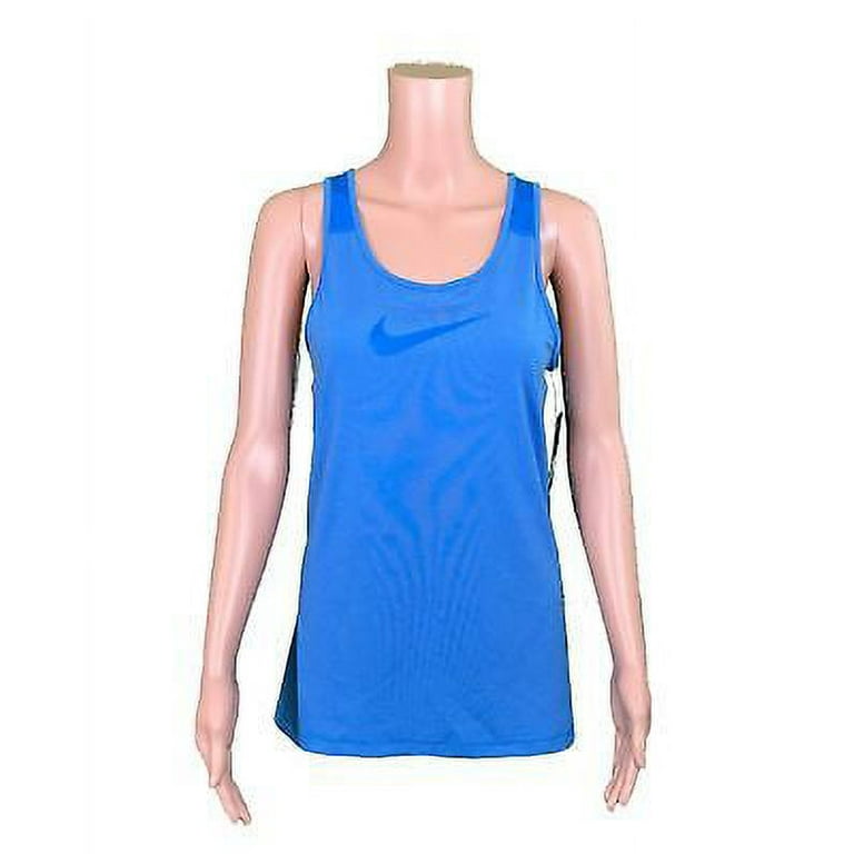 Nike Pro Cool Training Women s Size M Dri Fit Tank Top 849986 435 Pacific Blue Medium