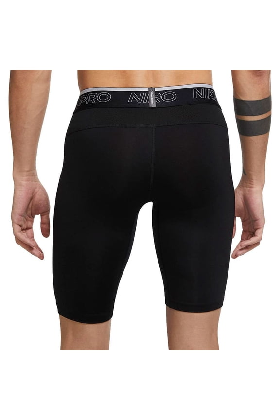 Pro Dri-FIT Men's Long Shorts, M, Black/White