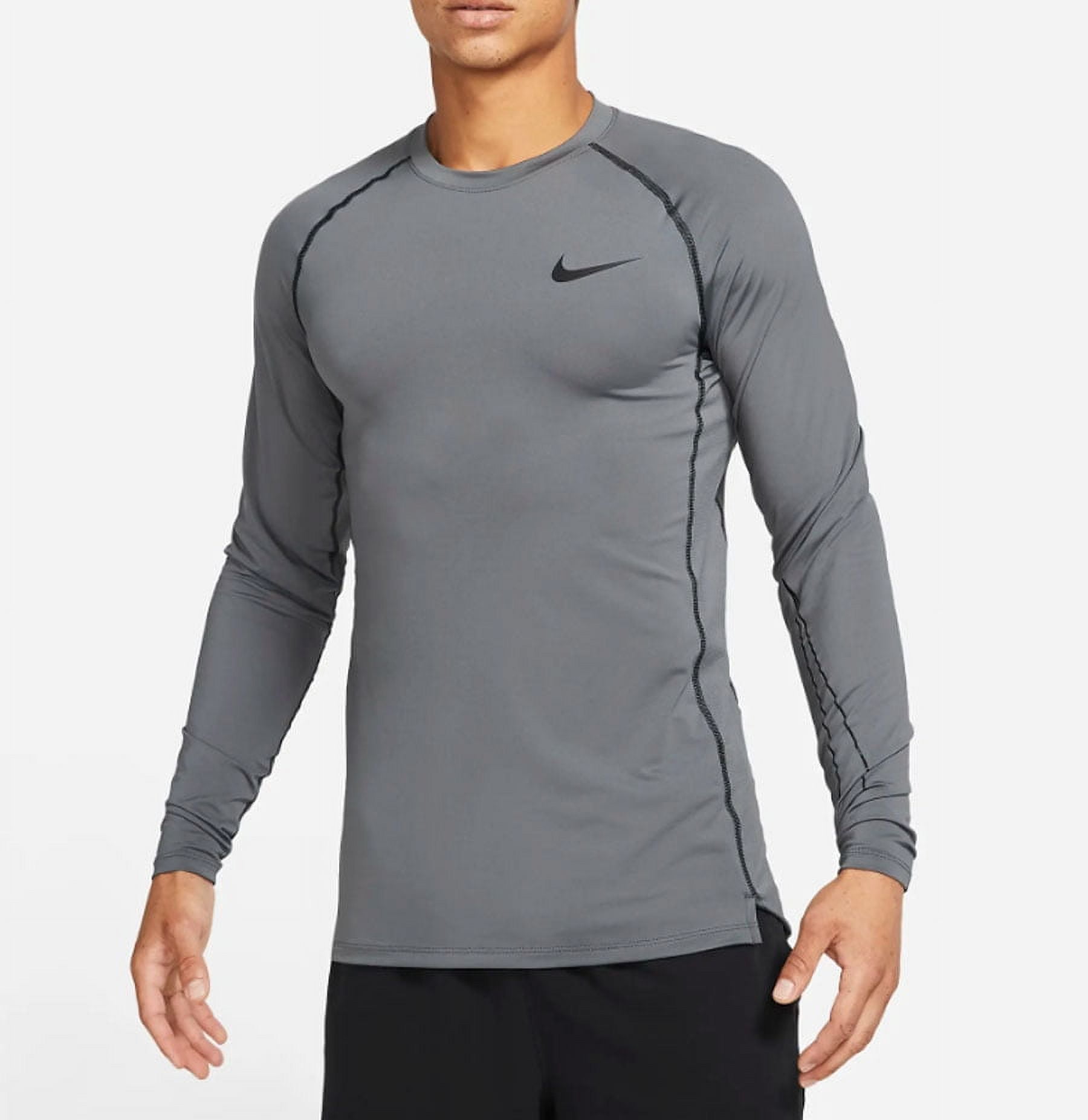 nike men's pro slim fit long sleeve shirt