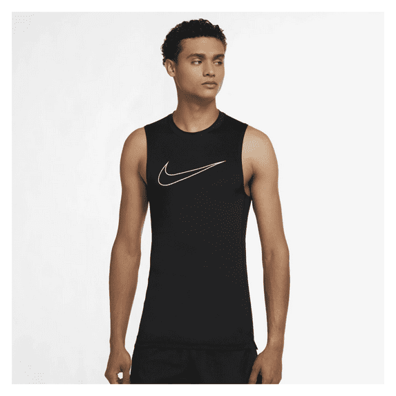 Nike Pro Dri-FIT Men's Tight-Fit Sleeveless Top DD1989-010, Black, Small