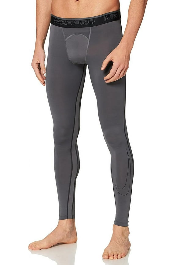 Pro Dri-FIT Men's Training Tights - (Iron Grey/Black, Small)