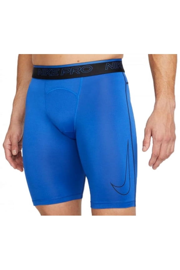 Pro Dri-FIT Mens Long Shorts Blue / Black DD1911 480 Sz 3XL