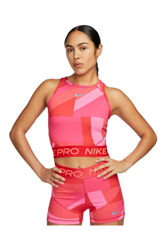 Pro Dri-FIT Women's Cropped Training Tank Pink XL New