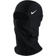 Nike Pro Hyperwarm Hood, One Size Fits Most, Adult (Black/White)