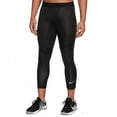 thumbnail image 1 of Nike Pro Men's Dri-FIT 3/4-Length Fitness Tights Color: Black/White Size: XL, 1 of 1