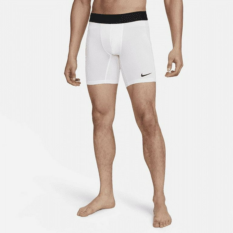 Nike Pro Men s Dri FIT Fitness Shorts Color White Black Size 2XL Walmart