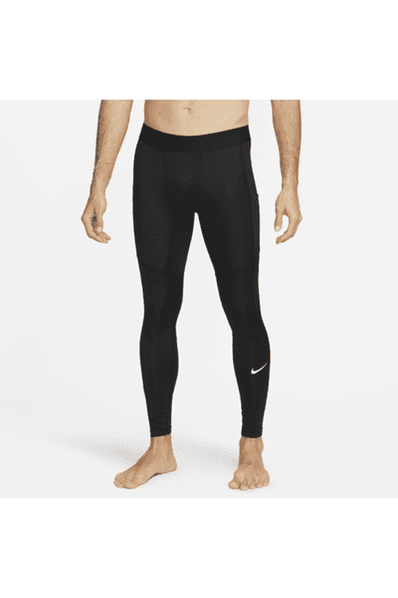 Pro Men's Dri-FIT Fitness Tights Color: Black/White Size: M