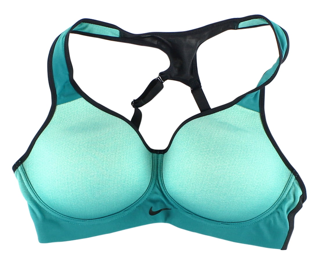 Nike Pro Rival Fade High Support Sports Bra Womens Sports Bras Size 35D,  Color: Blue/Black 