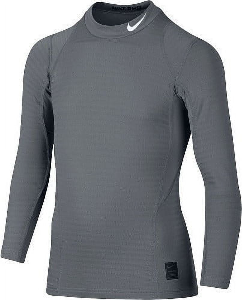 Nike Pro Warm Youth Boy's Size M Mockneck Long Sleeve Layer 812943 065 ...