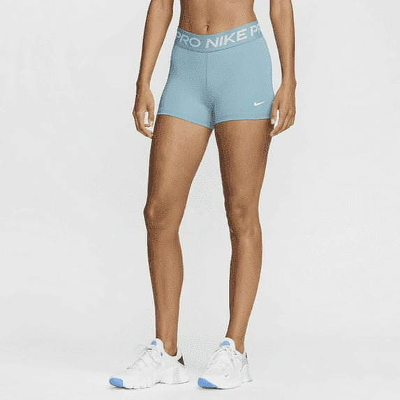 Nike Pro Women's 3\ Color: Denim Turquoise/White Size: XS (0–2)
