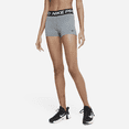 thumbnail image 1 of Nike Pro Women's 3\ Color: Smoke Grey/Heather/Black/Black Size: XXS, 1 of 1