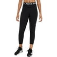 thumbnail image 1 of Nike Pro Women's 365 Mid-Rise Cropped Mesh Panel Leggings (Black, XXS), 1 of 1