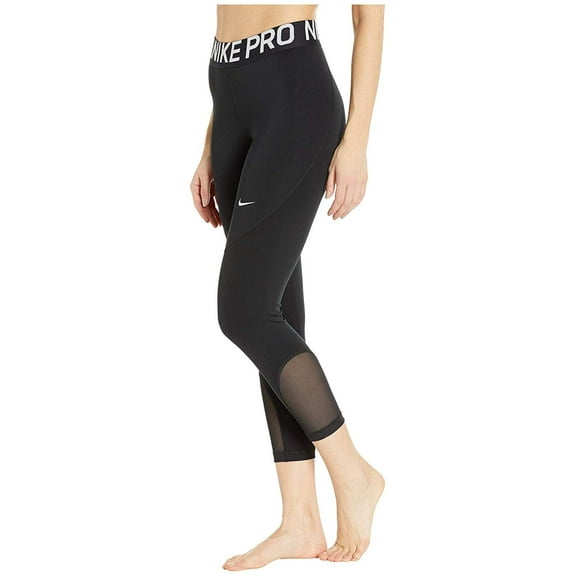 Nike Pro Women's Crop Tights AO9972-010 Black