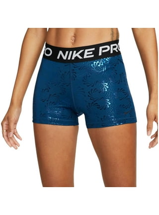 Blue nike pro shorts deals