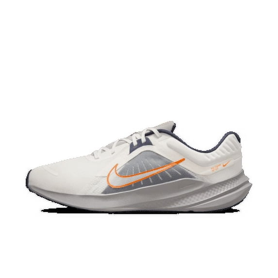 Nike Quest 5 Men's Road Running Shoes Color: Sail/Thunder Blue/Light Iron Ore/Total Orange Size: 13