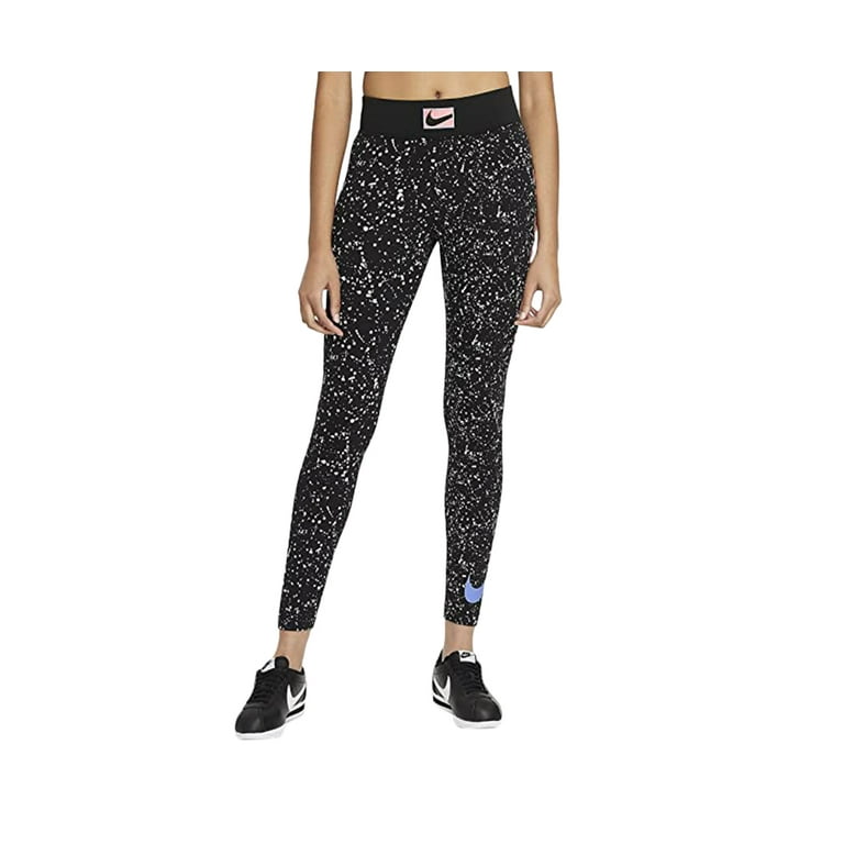 Nike Radical Tight Womens Active Pants Size M, Color: Black/Crismon 