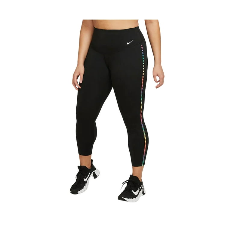 Nike Rainbow Legging Womens Active Pants Size Xs Color Black Rainbow Walmart