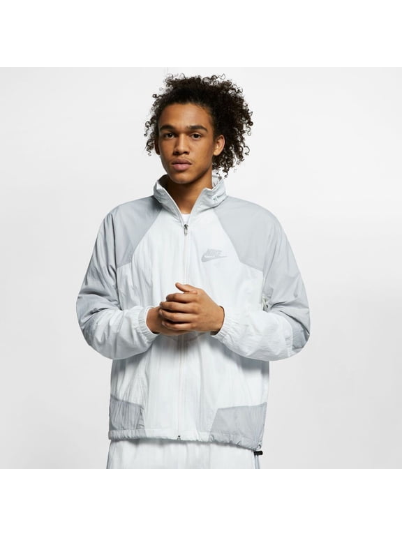 Re-issue Woven Men's Jacket White-Wolf Grey ar1869-107 (XL)