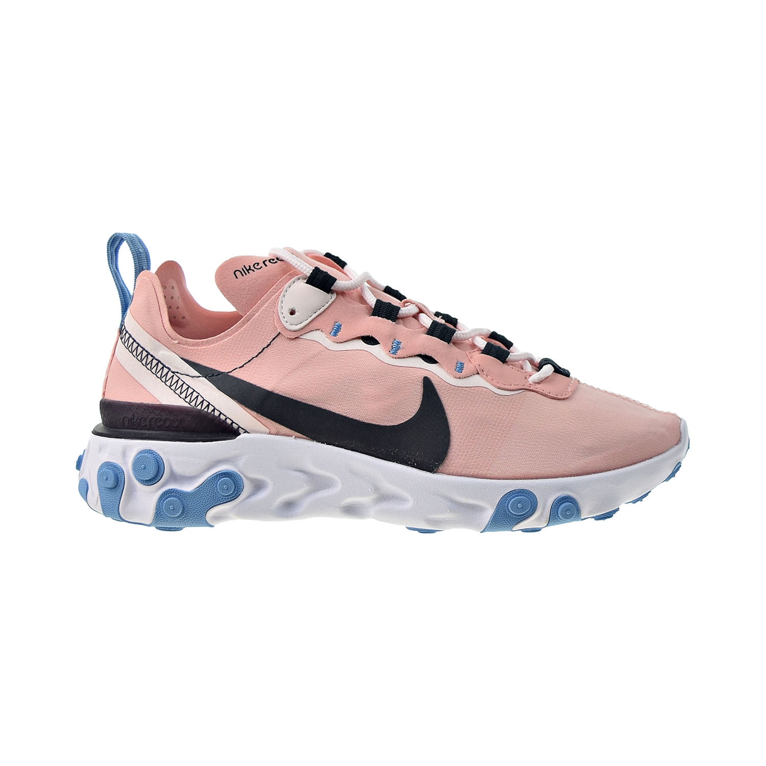 Nike React Element 55 White Black Blue (Women's)