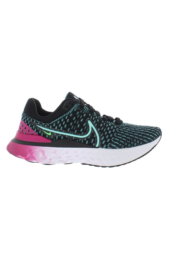 React Infinity Run FK 3 DD3024-003 Women's Black/Pink/Turquoise Shoes FL812 (9)