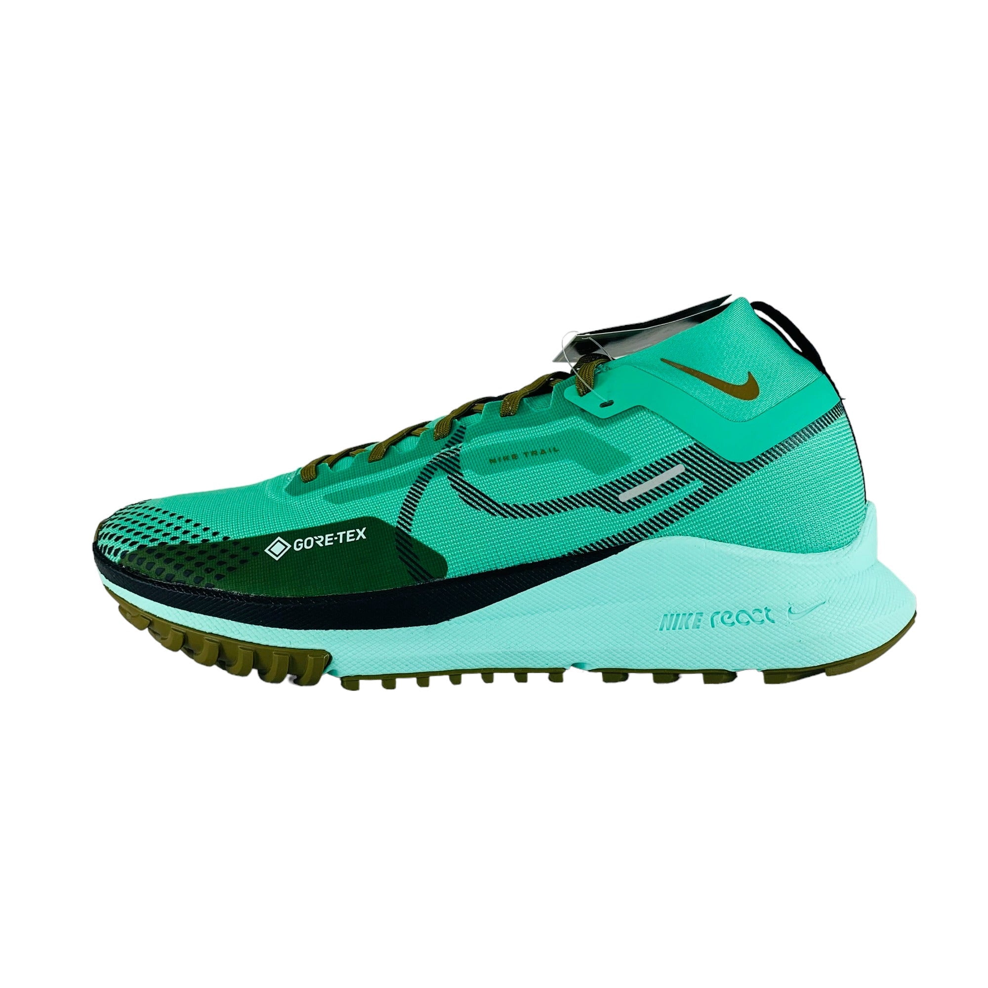 Nike React Pegasus Trail 4 GORE-TEX Spring Green Olive DJ7926-301 Size 8.5 Size 8 - Nike React Pegasus Trail 4 GORE-TEX Spring Green  main image 3