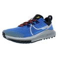thumbnail image 1 of Nike React Pegasus Trail 4 Unisex Shoes Size 10.5, Color: Light Photo Blue/Metallic Silver, 1 of 4