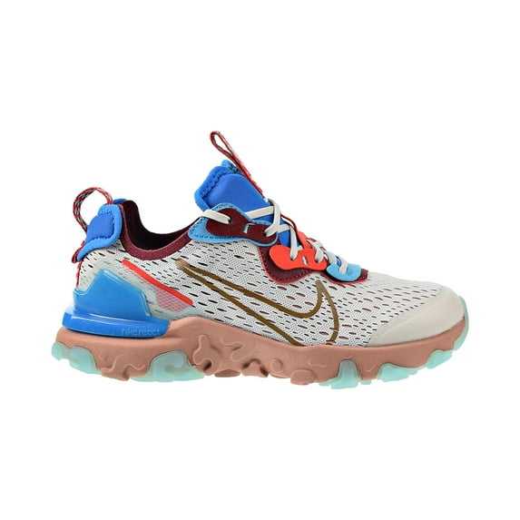 Nike React Vision Big Kids' Shoes Light Bone-Photo Blue-Team Red cd6888-001